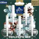 Glade PlugIns Refills Air Freshener, Balsam & Spruce, Scented and Essential Oils for Home and Bathroom, 0.67 Fl Oz, 5 Count