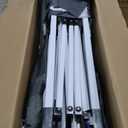 HOTEEL 10x30 Pop Up Canopy with 8 Sidewalls, UV 50+ and Waterproof Party Tent 1030, Thickened Frame, Large Space Easy Pop Up Canopy, Outdoor Canopy for Weddings, Beaches, Parties, Patio (Grey) (Gray)