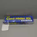 250in Cord Hider Kit, Cord Covers for Wires on Wall, Paintable Cable Raceway, Cord Hider for Wall Mount tv, tv Cable Hider Wall kit, Wire Covers for Cords, 16X L15.75 X W0.96in X H0.57in, White