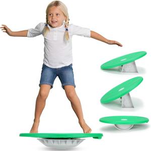 Balance Board for Kids Detachable Wobble Board with 4 Modes Plastic Calf Ankle Stretcher Sensory Training Toys for Toddler Girls Boys Adult Physical Therapy