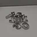 Number Cookie Cutter Tool Set, 9 Pcs Large 3 Inch Stainless Steel Cookie Cutter Set Fondant Biscuit Fruit Dough Mold Tools for Halloween, Christmas, Birthday Party Decorations (Large-Number)