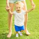 BARERUN Baby Sneakers Toddler Shoes Soft Anti-Slip Sole Newborn First Walkers Infant Toddler Breathable Athletic Running Shoes (6-7 Toddler, White)