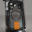 SPORTLINK for iPhone 17 Pro Case - IP68 Waterproof Military Protective Full Body Heavy Duty Shockproof 360 Sealed Dustproof with Camera Screen Protector Phone Cover for iPhone 17 Pro 6.3" Mag/Black