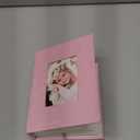 HoneyTolly Photo Album 4x6 100 Pockets for Wedding Gifts, Linen Hardcover Memory Book, Slip-in Picture Albums for for Wedding, Family, Anniversary, Baby, Vacation Pictures (Pink)