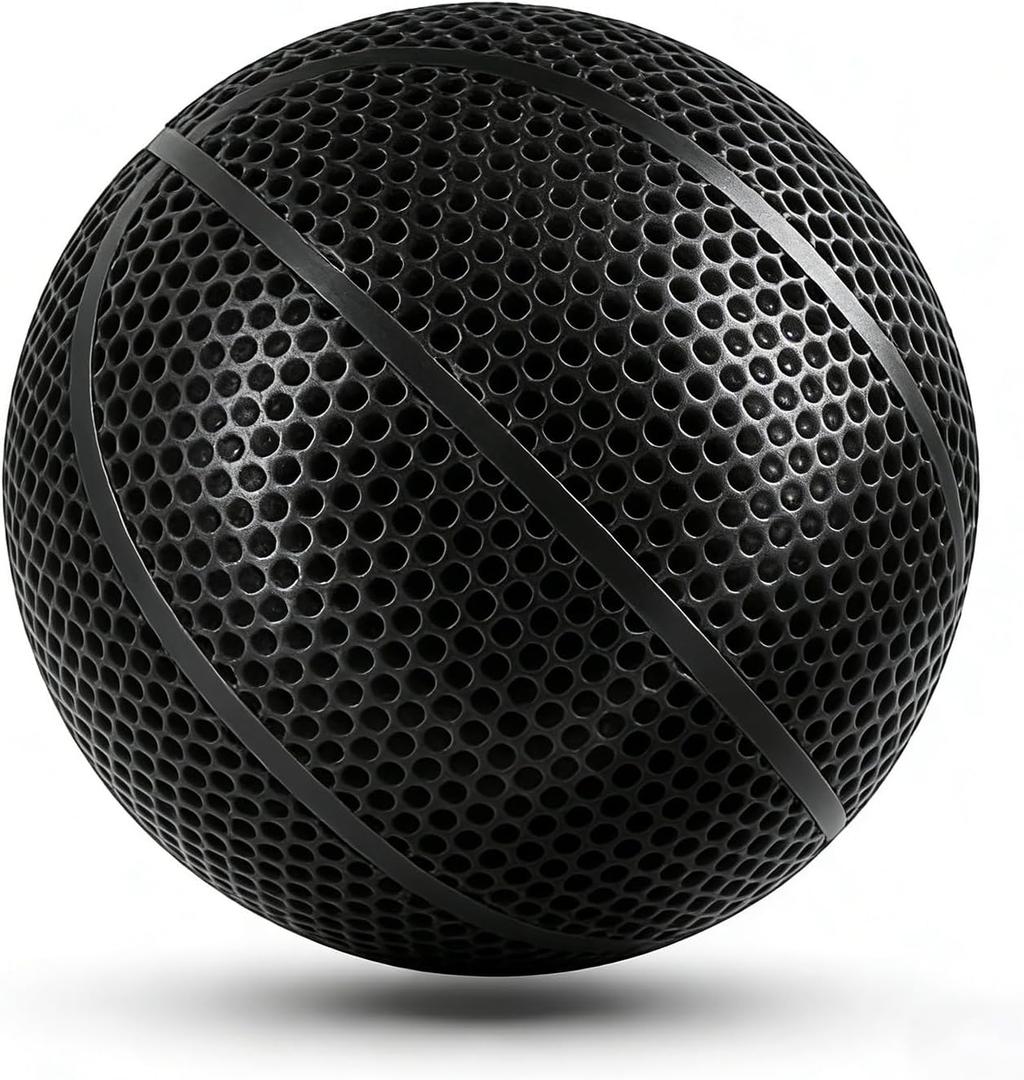 3D Printed Airless Basketball - No Pump Needed, Ultra-Quiet & High Bounce - Official Size 7 for Indoor & Outdoor Use