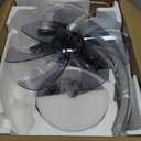 ZMISHIBO RGB Ceiling Fans with Lights and Remote, 20 inch Low Profile Ceiling Fan with Light, 3000K-6000K Dimmable & RGB, Modern Fandelier Flush Mount Ceiling Fan, Small LED Fan for Bedroom