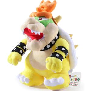 EQUASIS Bowser Plush,Bowser Stuffed Animal Mario All Star Collection 10 Inch Yellow– Sweet Gift for Mario Fans and Kids