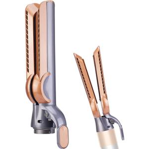Airflow Attachment Compatible with Dyson Airwrap, Hair Smooth Attachment for Airwrap HS01 HS05 HS08, Hair Straightener Replacement Part No Heat Damage Smooth Finish Styling Tool Copper
