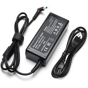 Replacement for HP Laptop Charger 45W Smart Blue Tip Power Adapter for HP Pavilion X360 L25296-002 740015-003 Stream 11 13 14 Elitebook 840 TouchSmart 11 13 15 Series Power Supply Cord
