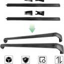 Roof Rack Cross Bars Compatible for 4 Door Jeep Wrangler JK JL Gladiator JT 2007-2024 Heavy Duty Crossbars Cargo Luggage