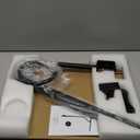 Led Desk Lamp for Office Home - Eye Caring Architect lamp with Clamp,Dual Screen Computer Monitor Work Smart Light: 24W 5 Color Flexible Adjustable Lighting Table Lamp for Study Drafting (Black)