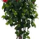 Nearly Natural 4ft Hibiscus Artificial Tree, 4ft