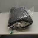 POCBLUE Deluxe Washable Dog Bed for Large Dogs Dog Crate Mat 35 Inch Comfy Fluffy Kennel Pad Anti-Slip for Dogs Up to 60 lbs, 35" x 23", Grey