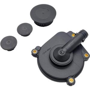 Oil Separator Cover and Camshaft Expansion Plug Kit PCV Vent Valve Crankcase Breather for Mercedes E350 C230 C300 C350 ML350 ML450 SLK300 2720100631 0009985690 0009986590