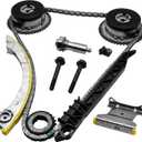 2.4 Timing Chain Kit w/VVT for GMC Terrain for Chevy Equinox 2.4 2011-17, for 14 Impala Malibu, for 09-10 HHR Cobalt 2.2, for Buick Regal LaCrosse Verano 2.4L Ecotec Timing Kit 12621505 9-4201s