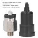 Garosa 1/4 Inch Thread Pneumatic Adjustable Diaphragm Pressure Switch Normally Open/Closed Stainless Steel Rubber for Air Compressor Water Control Systems