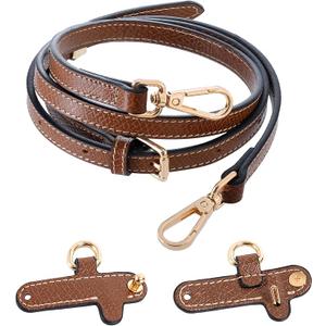 ATSEKTZ Mini Bag Organizer with Genuine Leather Crossbody Strap Conversion Kit, Compatible with Longchamp Mini Bag