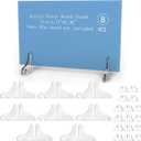 Acrylic Poster Board Stand Holder,8 Pcs Foam Board Stands For Display Table Top Sign Menu,Double-Sided Desktop Flyer Holder For Picture Paper Frame Home Office Restaurants Store Retail Show Fai