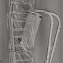 Household Essentials 9-Pair Wire Shoe Rack, White