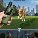 Jugbow Dog Shock Collar - 4500FT Dog Training Collar with Remote, IPX8 Waterproof Electric Dog Collar with 4 Training Modes, Security Lock, Rechargeable eCollar for 10-120lbs Small Medium Large Dogs (Green 1 Pack)