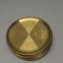 MOSIOBERDAVIAN 22 Pcs Stainless Steel Gold Plates 6.5 Inch Gold Dinner Plates Metal Serving Tray Dessert Dishes for Cakes BBQ, Salad, Snack, Desserts, Food Serving, Dips, Side Dishes Outdoor Camping