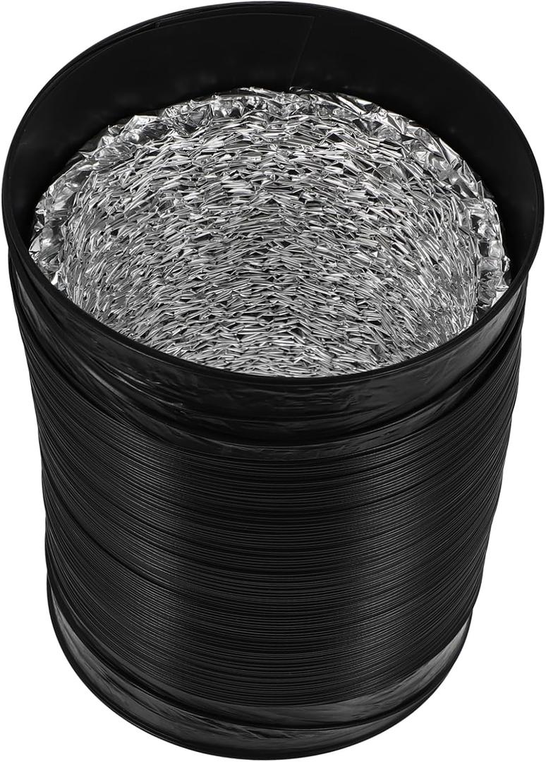HOMSFOU 1pc Flexible Foil Air Hose Thick Pvc Vent Ducting Exhaust Hose for Air Conditioners Easy Installation for Home Ventilation (300x15cm)