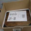 Goovilla Kitchen Cart with Drawers, 4 Tier Metal Rolling Utility Cart Organizer on Lockable Wheels with Wooden Top, Black Fruit Vegetable Storage Rack Also for Cans, Snack, Craft, Art, Office, Beauty