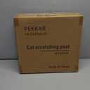 PEEKAB Cat Scratching Post Sisal Scratch Posts for Indoor Cats and Kittens,with Tracking Ball Interactive Toys and Hanging Balls 25 Inches Beige