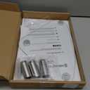 Hemudu Clear Glass Computer Monitor Riser / Triangle Desktop Universal Corner Stand for Computer Monitor & Laptop HD01T-003