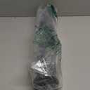 MIXXIDEA 1PK Metal Wild Bird Feeder,Squirrel Proof Bird Feeders for Outside,Hanging 6 Port Tube Bird Feeder Transparent Finch Bird Feeder for Attracting Birds in Your Lawn, Garden, Balcony-Green