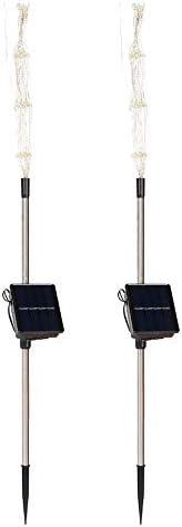 4Pcs / Set Outdoor Solar Garden Decorative Lights Lawn Lights Holiday Lighting (Warm White Light 2700‑3200k)