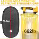 Tile Vibration Leveling Machine for Dewalt 20V Battery, Tile Vibration Tool Tiling Vibrator Max 661lbs/300kg, 9 Speed, 10" Suction Cup, Inhale/Deflate Function for Floor Installation (No Battery)