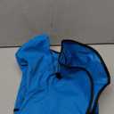 Waterproof Reflective Dog Rain Coat - Adjustable Puppy Rain Jacket Poncho, Lightweight Dog Hooded Pet Raincoat for Small to X- Large Dogs and Puppies (Blue, Medium)