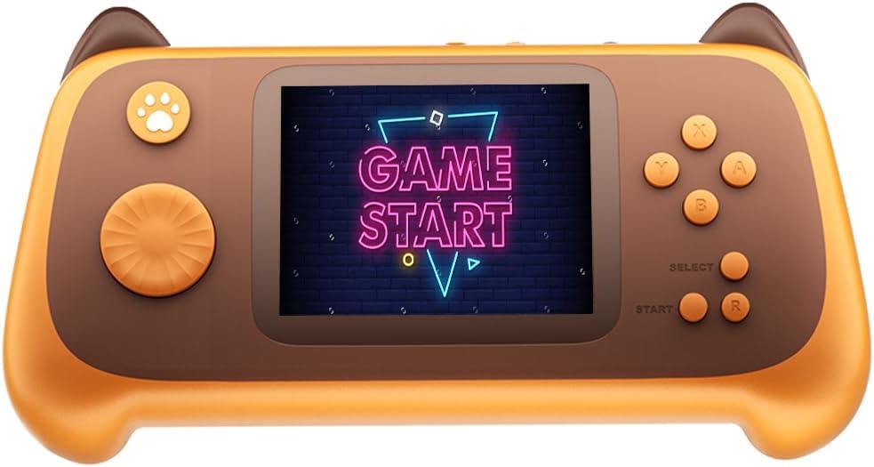 Handheld Retro Game Console Built-in 400 Games, Travel-Friendly Gaming Console with Long Battery Life, Plug and Play Video Game Console for Kids Adults, Birthday for Boy Girl