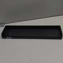 OTraki Magnetic Stove Top Shelf Spice Rack for Stove Adjustable 16-32 inch Over the Stove Shelf Stainless Steel Magnetic Rack Seasoning Organizer with 4 Hook Black