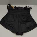 SHAPELLX Fajas Colombianas Shapewear for Women Tummy Control Postpartum Body Shaper Butt Lifting Open Bust Bodysuit (A1-black) XL