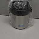 Elate 2-Quart Thermos Food Jar for Hot Food | 64oz Stainless Steel Vacuum-Insulated Camp Crock, Wide-Mouth Thermal Food Container, Portable Lunch Pot for Outdoor, Camping, Picnics, Trips, Potlucks (Black)