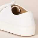 Amazon Essentials Womens Comfortable Lace Up Sneakers (10.5, White)