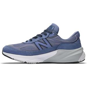New Balance Unisex-Adult Made in USA 990 V6Sneaker (12 Wide Women/10.5 Men, Purple/Navy)