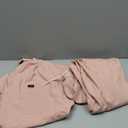 VIAOLI Scrubs for Women - V-Neck Top & Cargo Pants Uniform Womens Medical Scrubs Set for Nurses, Doctors (Pink, XL)