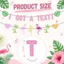 I Got a Text Banner - Love Villa Island Themed Party Decorations, Glitter Banner, Island Party Supplies for Bachelorette Decorations