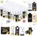 36 Pcs 2026 Graduation Gift Bulk Lip Balms Class of Graduation Party Favors Chapstick Holder Keychain and Lip Balms Set for Students Dry Chapped Lips Classmates Graduation Party