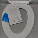 KOHLER 20110-0 Brevia, Slow Close Toilet Seat, Elongated Toilet Seat, Grip-Tight Bumpers Quick-Attach Hardware, White