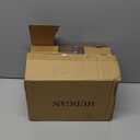 Hudgan Stackable Storage with Bamboo Top for Laundry Room Organization, Extra Large Trash Bag/Garbage Bag Dispenser, Under Sink Organizer, Pantry Organizers