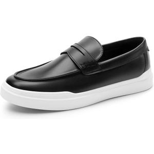 Bruno Marc Men's Loafers & Slip-Ons Shoes | Comfortable Lightweight Men's Casual Dress Shoes | Classic Penny Loafers (12, Black-1)