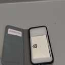 SHIELDON Genuine Leather Wallet Case for iPhone 17 Pro 6.3-inch 2025 | Folio Magnetic | RFID Blocking Credit Card Holder | Kickstand | TPU Shockproof Phone Cover for Men Women | Gray