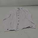 ZEROYAA Mens Slim Fit Long Sleeve Tuxedo Dress Shirts/Prom Performing Shirts, M