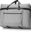 SUNUP Large Duffle Bag for Travel, 80L Foldable Travel Duffel Bag for Men Women, Waterproof Overnight Weekender Moving Storage Bags, Gray
