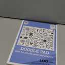 Top Flight 4650215 Doodle Pad White Paper, 30 Lbs (Pack Of 6)