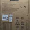 Babelio Baby Gate for Stairs, Kitchen & Doorways, 26-43" W 28" H No Bottom Bar| Easy Installation| One-Handed Operation| Auto-Close| Hardware Mount (Drill Needed) Safety Dog/Pet Gate Indoor (White)